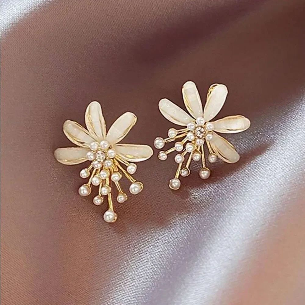 Flower earrings M193